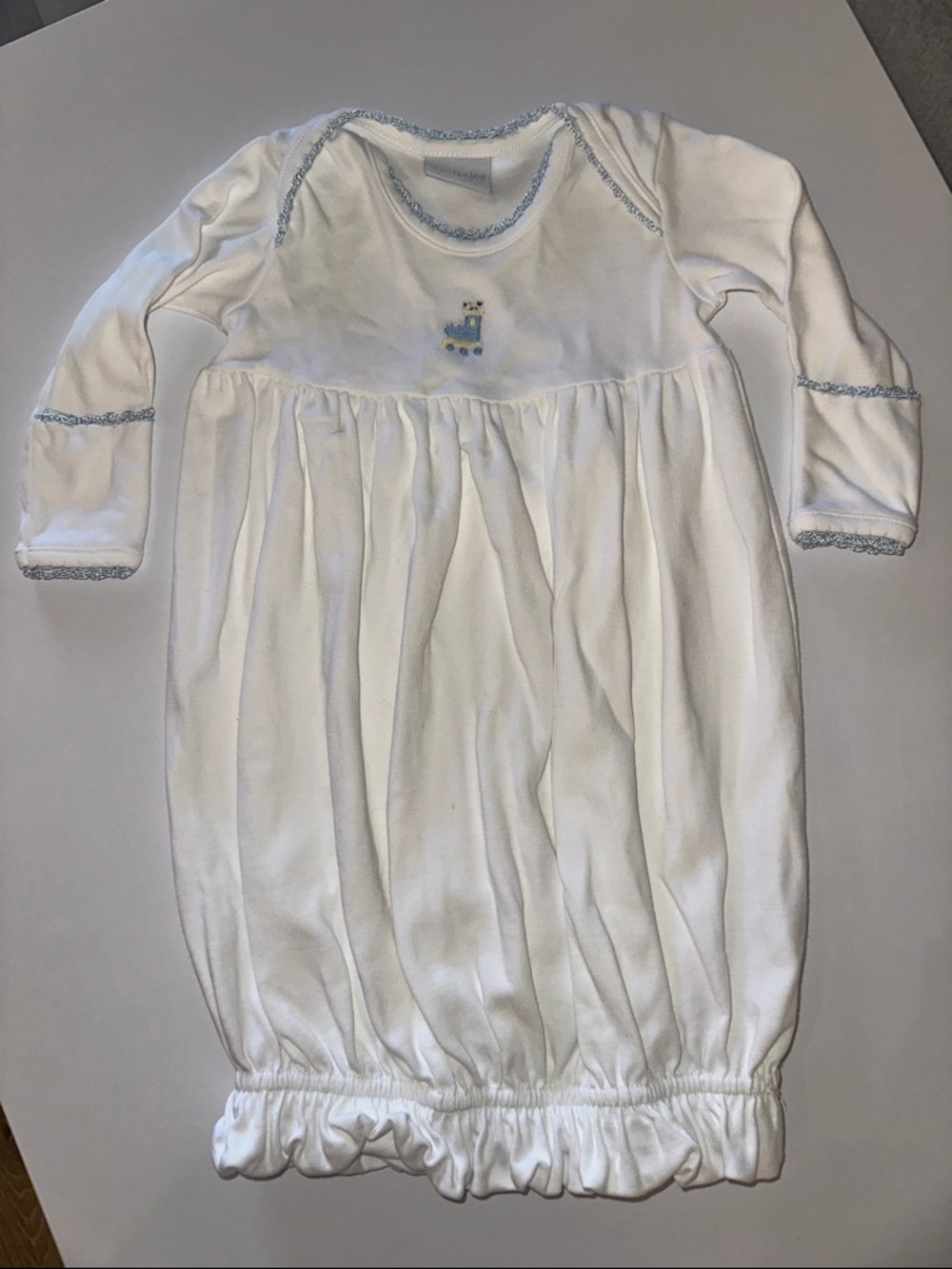 Squiggles by Charlie newborn gown